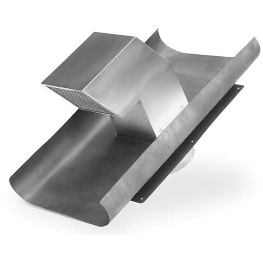 Naber - 404.3.021 - Dachlüfter aus Metall (Dunstabzug-Mauerdurchführung, silber, geeignet für Naber Compair flow 150)