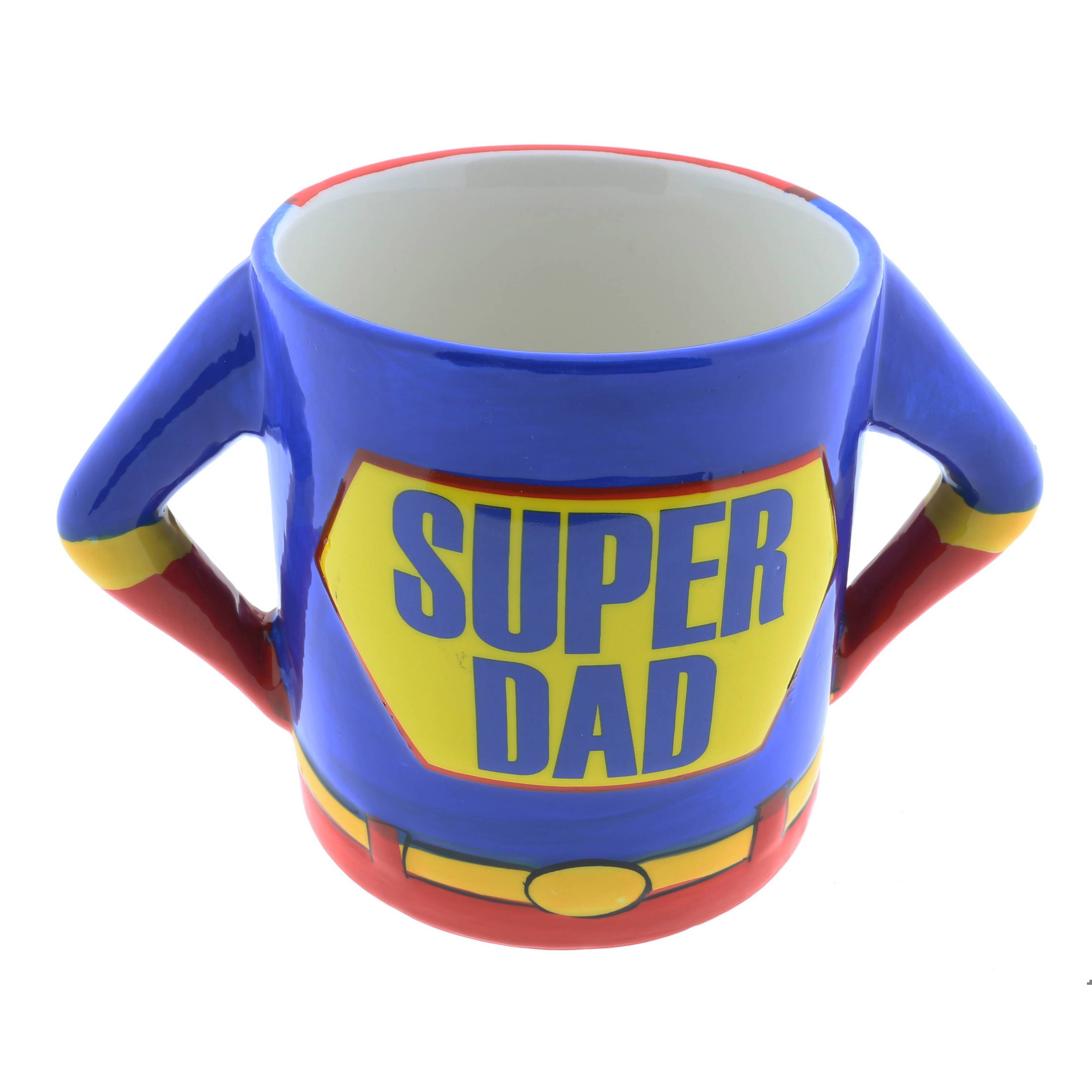 Out of the Blue - Super Dad Steingut-Becher (500ml)