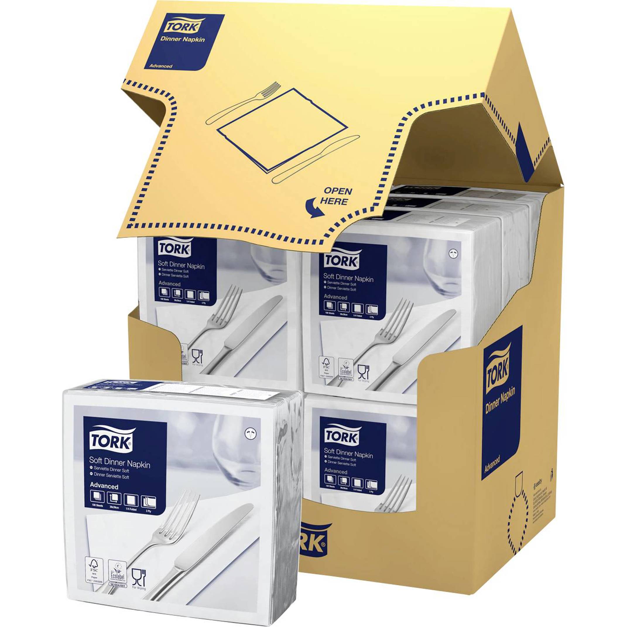 TORK - 477577 (Papierserviette 3lagig) 1200 St. - 1/4-Falz