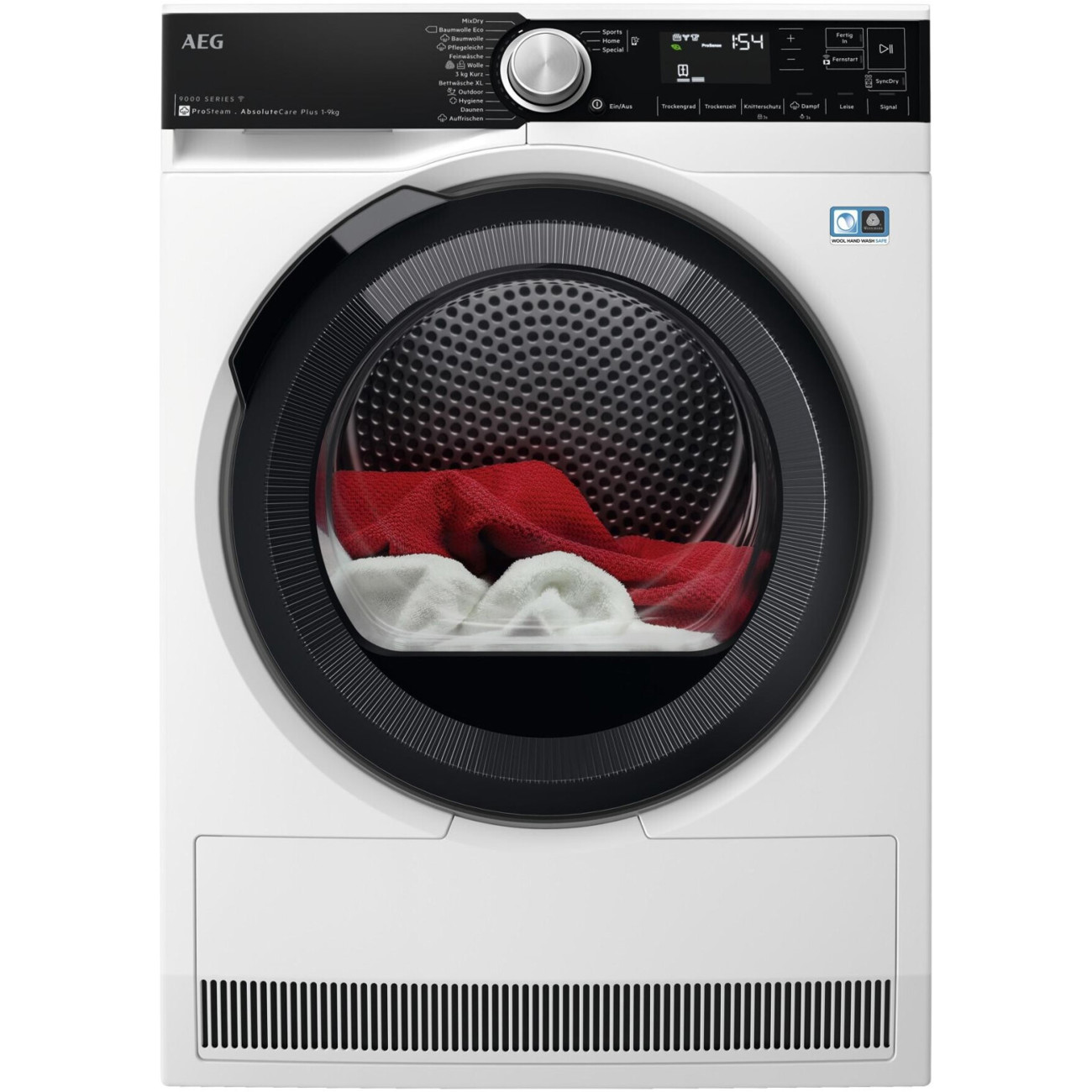 AEG - TR9DW80690 (Wärmepumpentrockner, 9 kg, Display, WLAN, weiß)