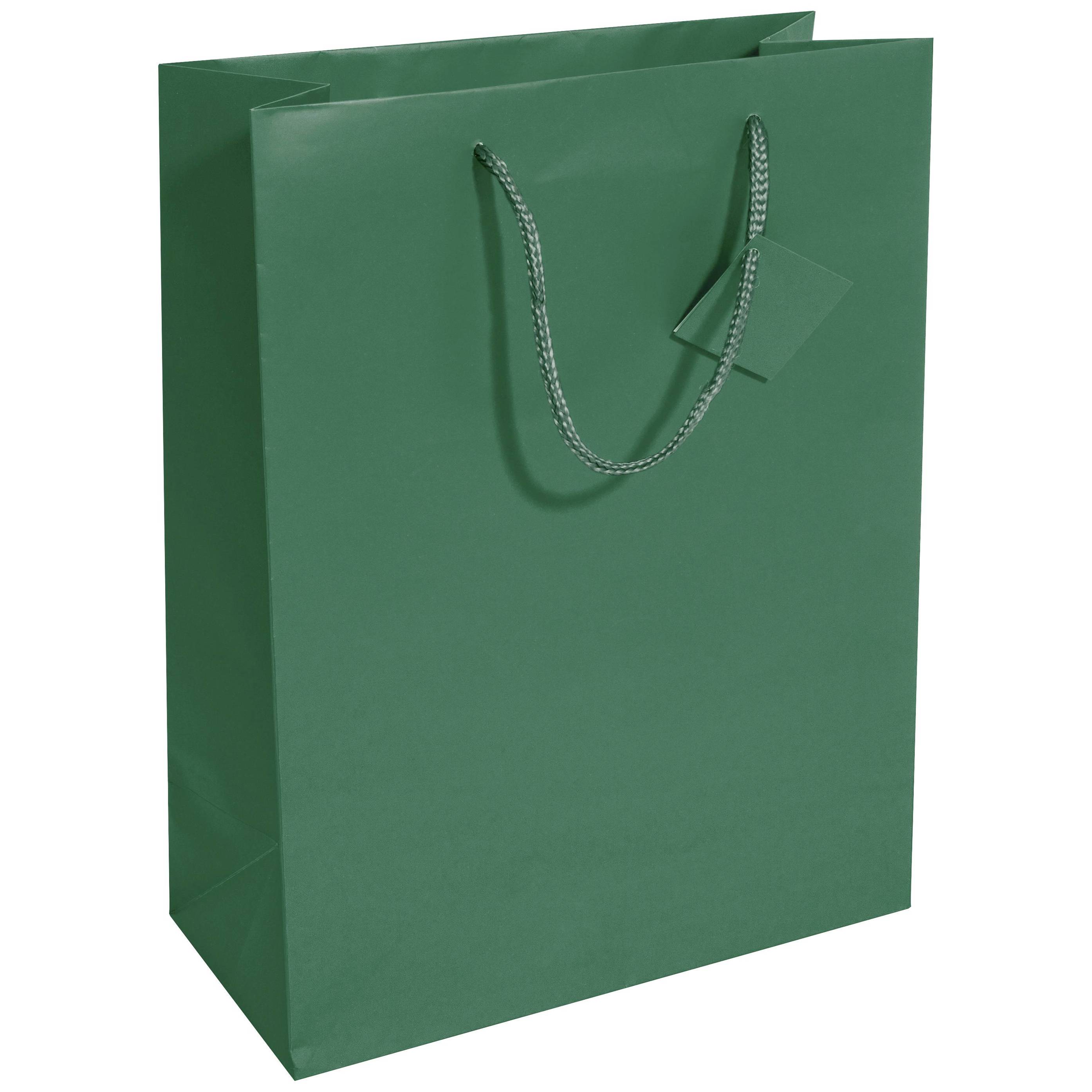 Sigel - 260x330x120mm - Geschenktasche Papier Grün (Opal) 157g