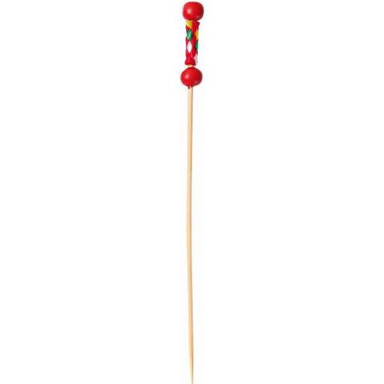 Naturestar - Bio Fingerfood-Spieße Reggae (100St.) rot 120mm Bambus