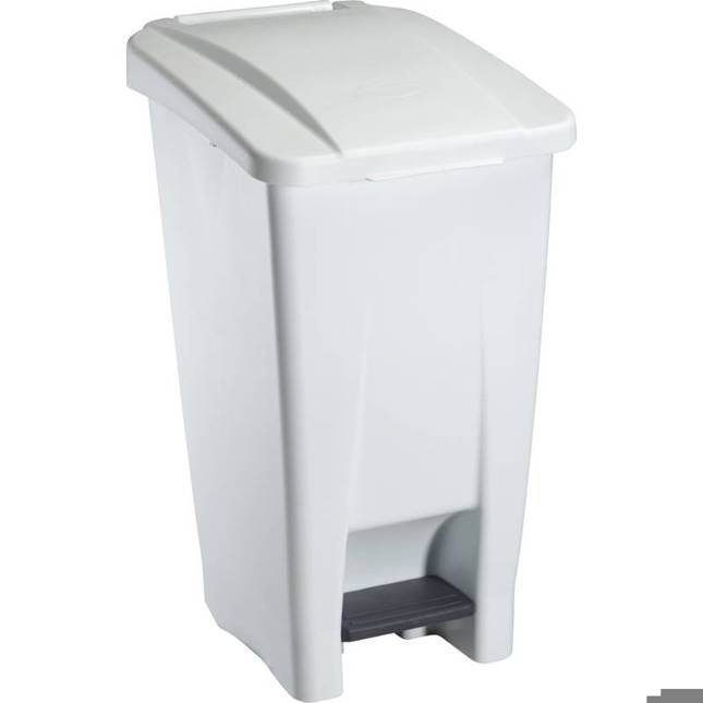 CEP - Kunststoff 60L - Treteimer mit Rack-Größe 483 mm (19") in Weiß