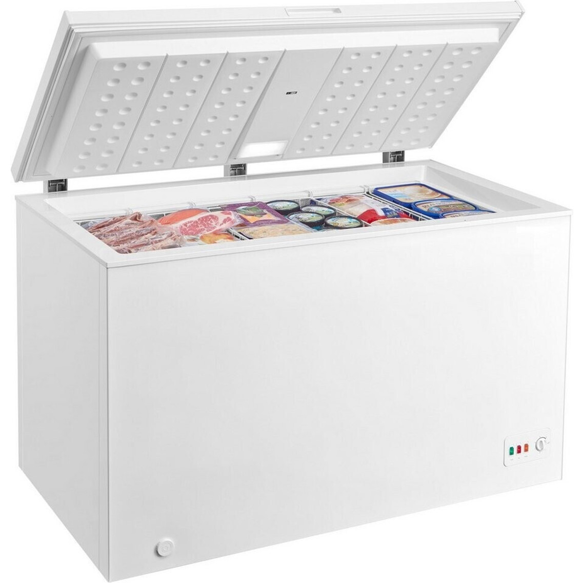 Hanseatic - HGT128B (Weiß) Gefrierschrank 300L - Leise & Geräumig