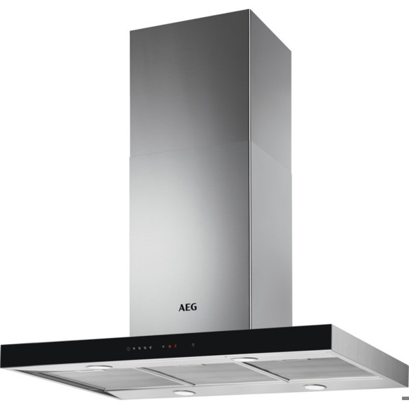 AEG - DIE5961HG (Inselhaube mit Touch-Control, schwarz, LED-Beleuchtung, 4 Gebläsestufen, Intensivstufe)