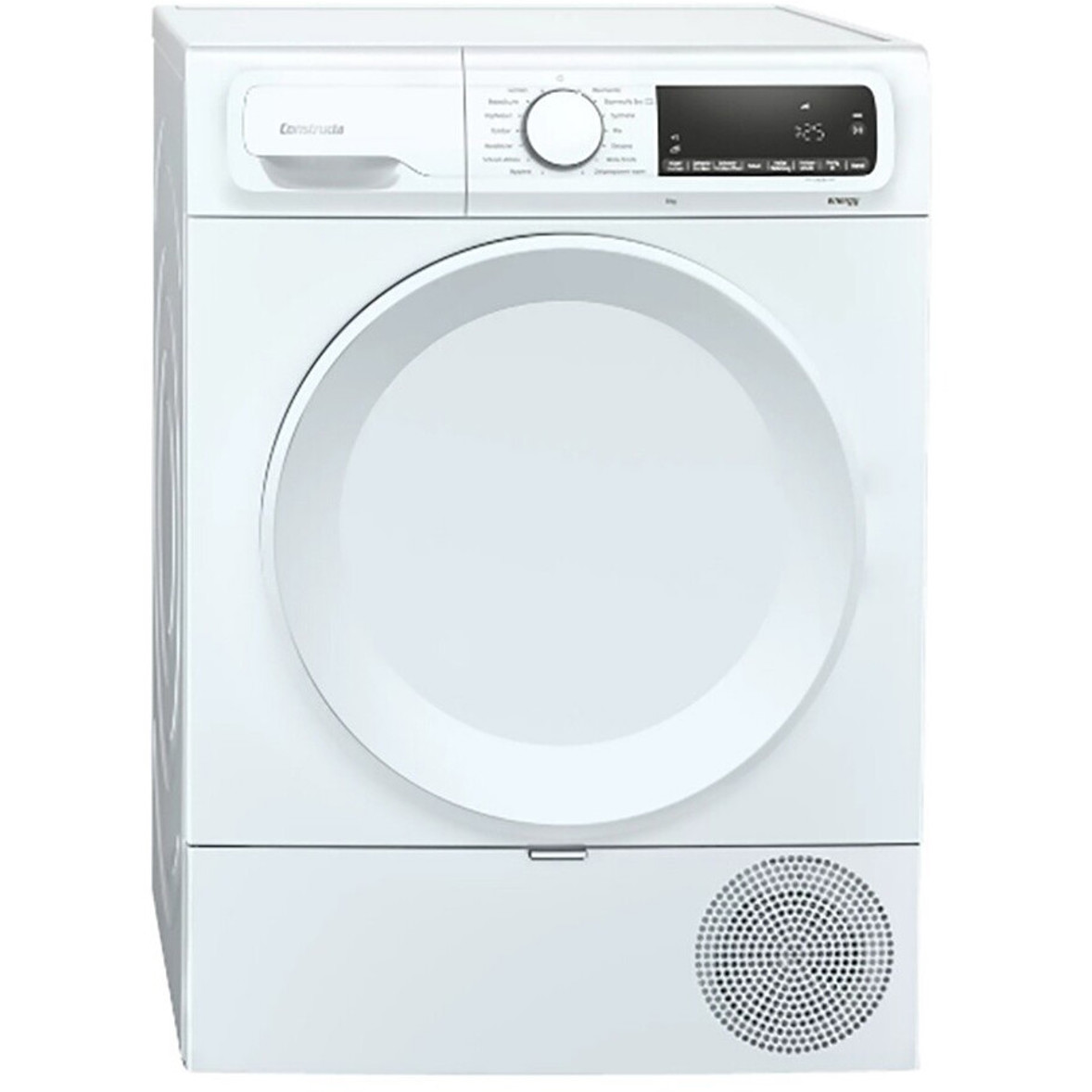 Constructa - CWQ3R400 (Wärmepumpentrockner, 8 kg, Restfeuchte-Sensor, Einknopf-Programmwahl)