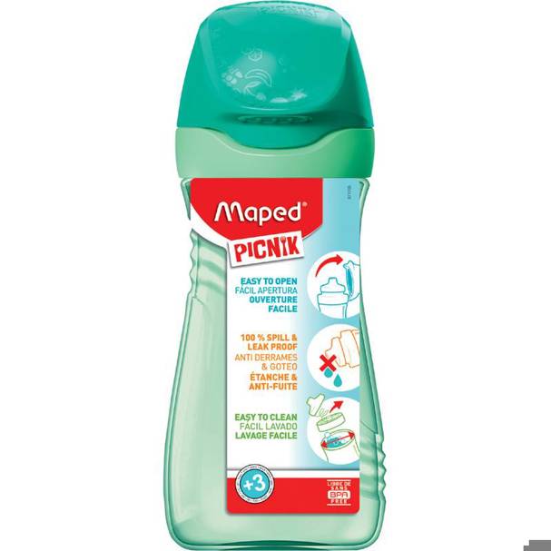Maped - 82871505 Trinkflasche ORIGINS, grün, 0,43 l