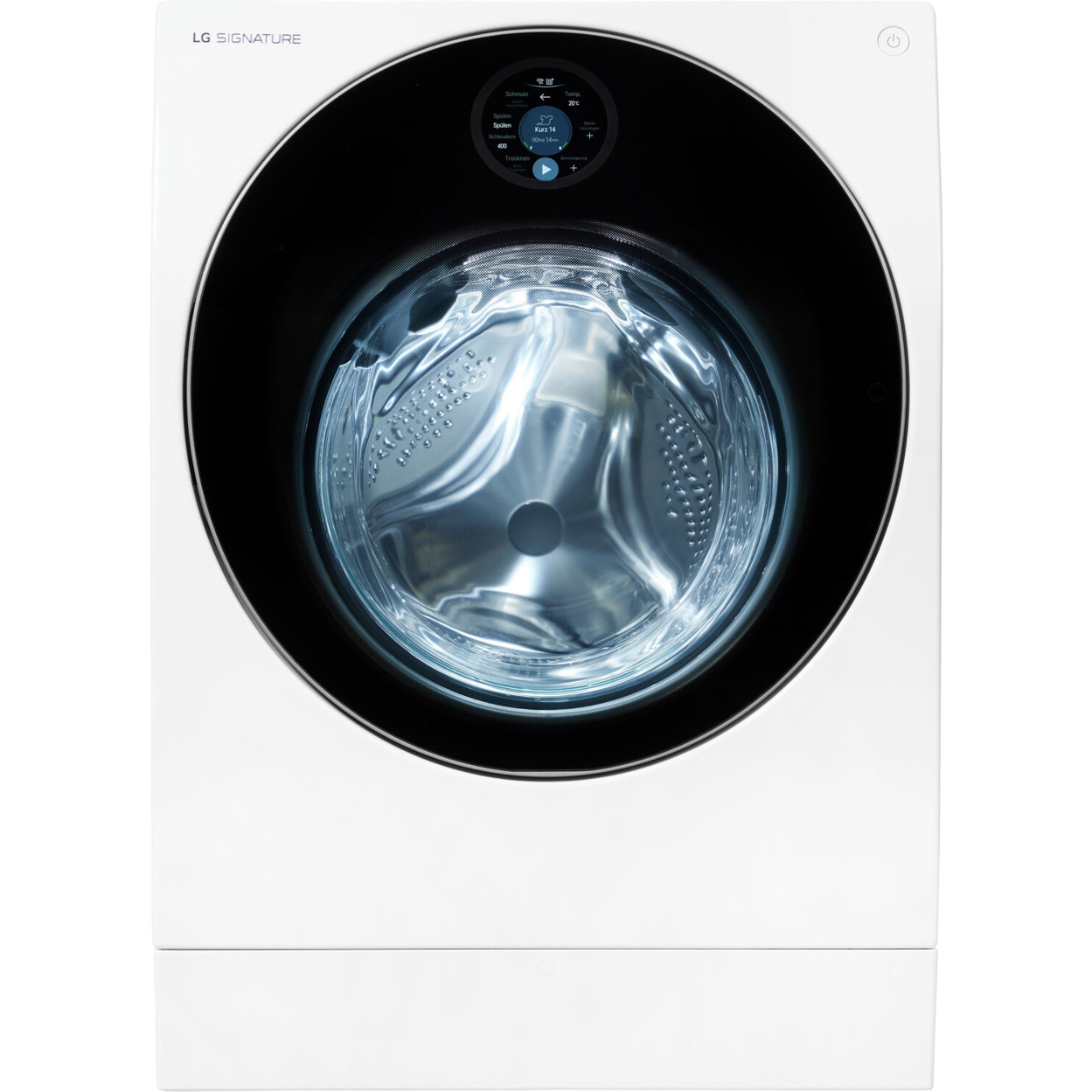 LG - LSWD100E (TWINWash) Frontlader Waschmaschine & Trockner (weiß/schwarz, Edelstahl, WLAN, Inverter-Motor)
