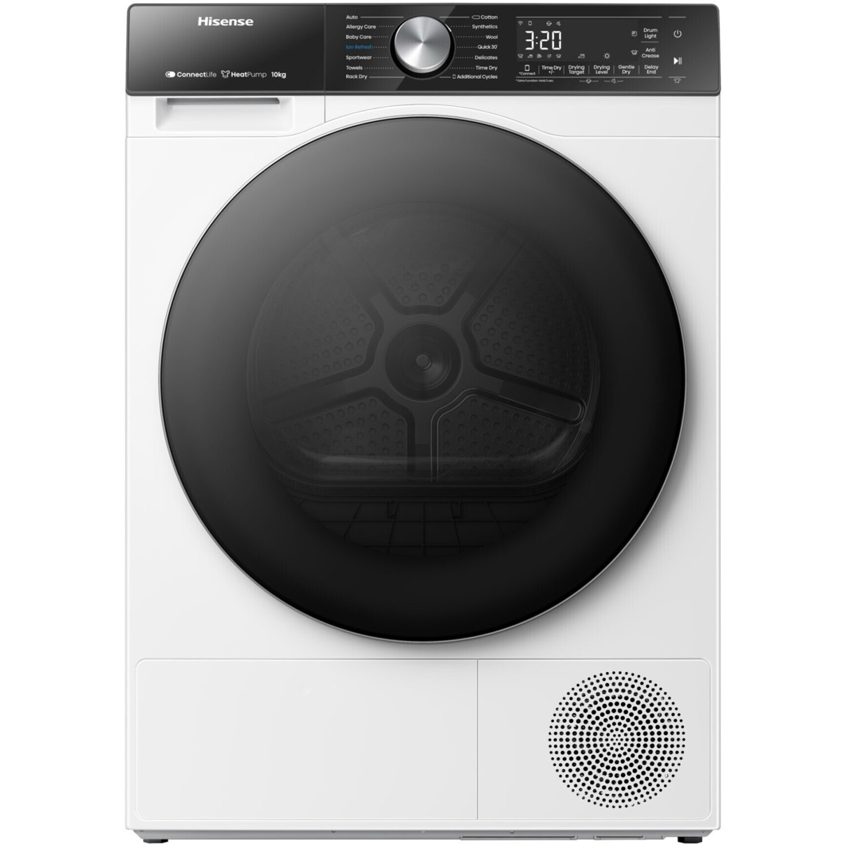 Hisense - DH5S102BW Wärmepumpentrockner (weiß, Restfeuchte, freistehend)