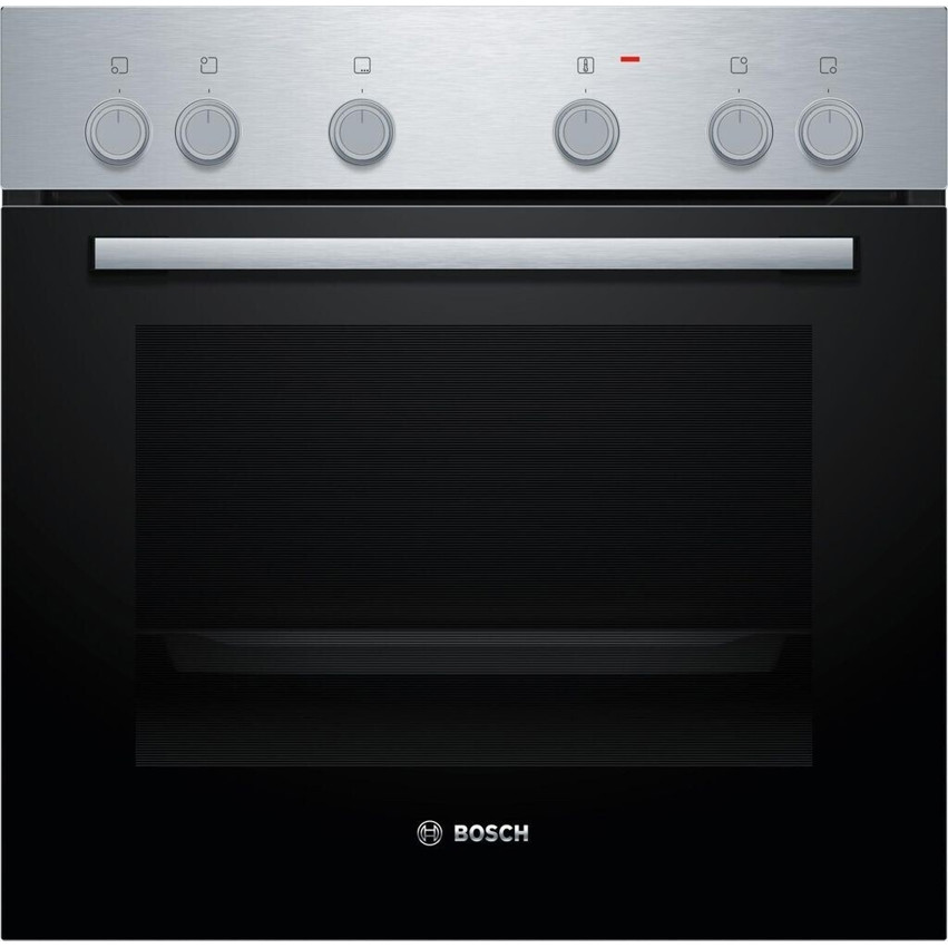 Bosch - HEF010BR1+NKN645GA2E, Einbau-Elektroherd-Set mit 4-Zonen-Glaskeramik-Kochfeld und 3D Heißluft