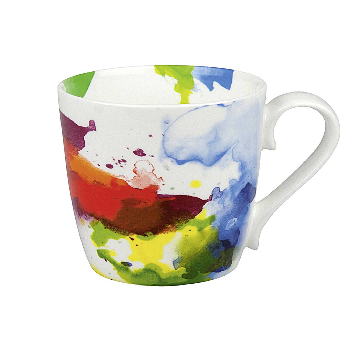 Könitz Porzellan - On Colour Flow Kaffeebecher (Porzellan, 415ml, 8,8cm x Ø9,5cm)