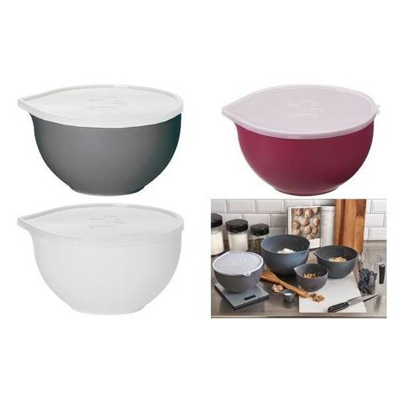 plast team - 63600220 Rührschüssel Superbowl Grau, 3,0L