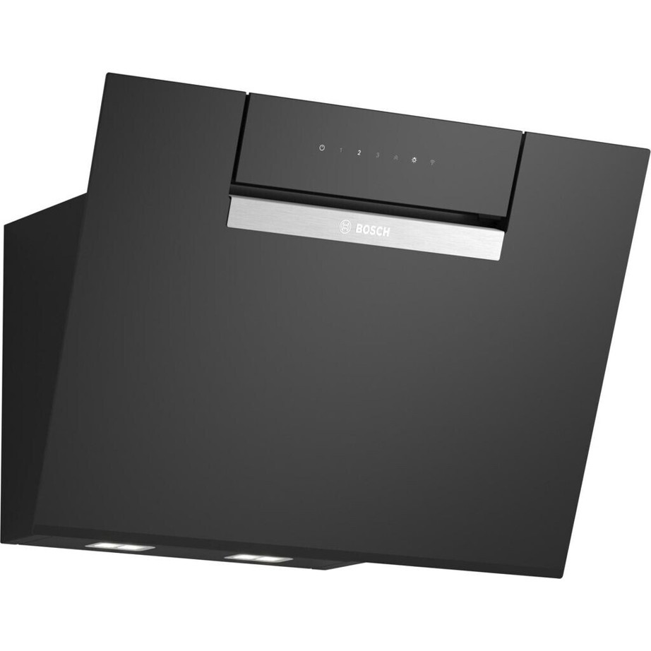Bosch - DWJ67FN60 (Bosch Serie 4 Kopffreihaube, schwarz, WLAN-fähig, Randabsaugung, Sprachsteuerung, 4 Gebläsestufen)