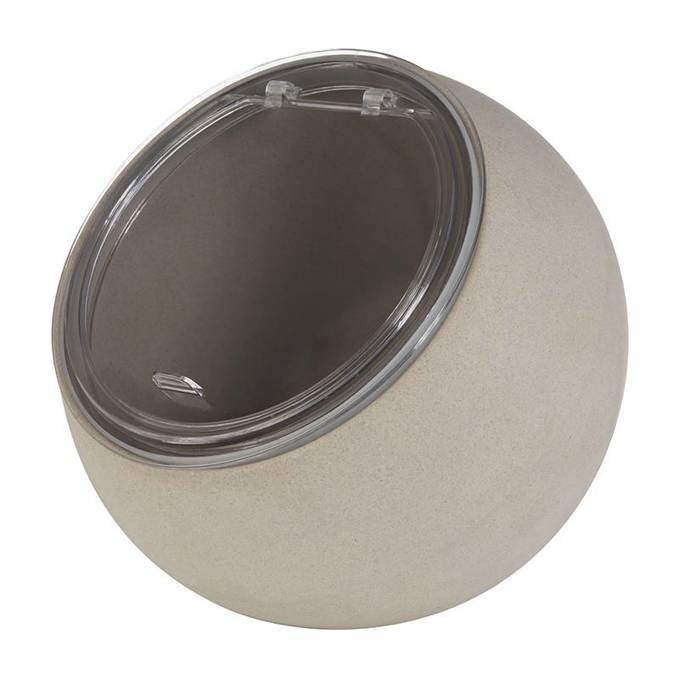 APS - 6450530, Servierschale MOON, grau