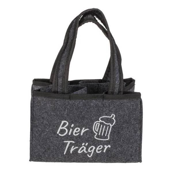 Out of the Blue - Filztasche für Flaschen (6 Fächer)