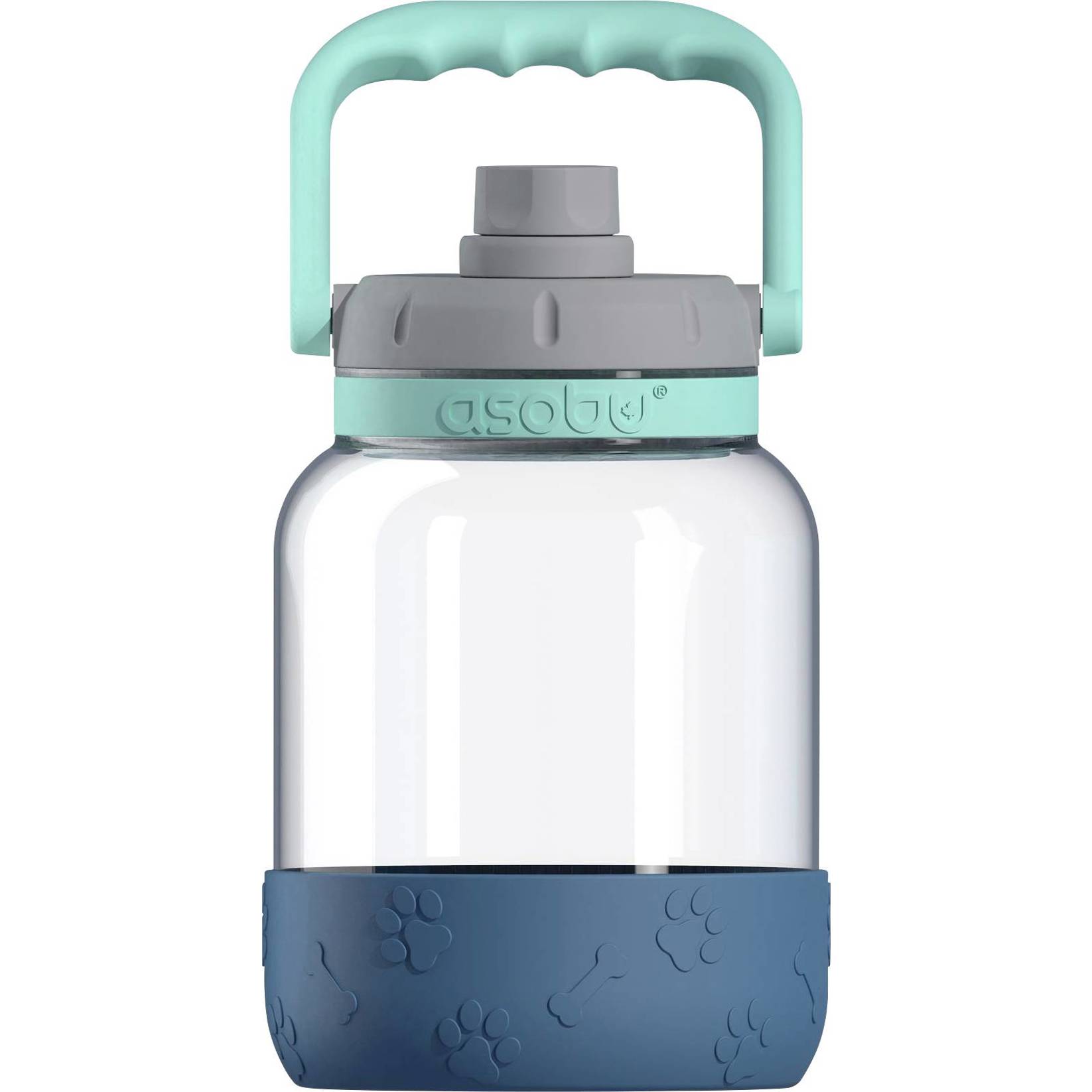 Asobu - Barkley (Blau) Tritan (1500ml) Silikonflasche